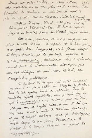 Catalogue 20 : Archives Edouard Pichon et Jacques Damourette, psychanalyse et littérature